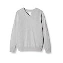 Amazon Essentials Unisex Kids and Toddlers' Uniform Cotton V-Neck Pullover Knit Sweater