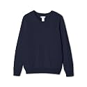 Amazon Essentials Unisex Kids and Toddlers' Uniform Cotton V-Neck Pullover Knit Sweater