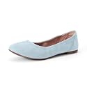Amazon Essentials Women's Comfortable Round Toe Ballet Flats, Cushioned Memory Foam