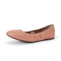 Amazon Essentials Women's Comfortable Round Toe Ballet Flats, Cushioned Memory Foam