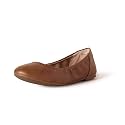 Amazon Essentials Women's Comfortable Round Toe Ballet Flats, Cushioned Memory Foam