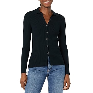 Amazon Essentials Womens Fine Gauge Stretch Polo