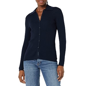 Amazon Essentials Womens Fine Gauge Stretch Polo