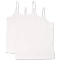Amazon Essentials Women's Fitted Tank Top Camisole Undershirts, Plus Size, Pack of 2