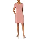 Amazon Essentials Women's Jersey Regular-Fit Ballet-Back t-Shirt Dress (Previously Daily Ritual)