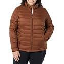 Amazon Essentials Women's Lightweight Long-Sleeve Water-Resistant Packable Puffer Jacket (Available in Plus Size)