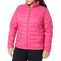 Amazon Essentials Women's Lightweight Long-Sleeve Water-Resistant Packable Puffer Jacket (Available in Plus Size)