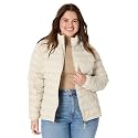Amazon Essentials Women's Lightweight Long-Sleeve Water-Resistant Packable Puffer Jacket (Available in Plus Size)