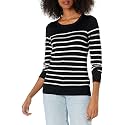 Amazon Essentials Women's Long-Sleeve Lightweight Crewneck Sweater, Flattering (Available in Plus Size)