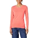 Amazon Essentials Women's Long-Sleeve Lightweight Crewneck Sweater, Flattering (Available in Plus Size)