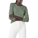 Amazon Essentials Women's Long-Sleeve Lightweight Crewneck Sweater, Flattering (Available in Plus Size)