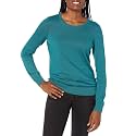 Amazon Essentials Women's Long-Sleeve Lightweight Crewneck Sweater, Flattering (Available in Plus Size)