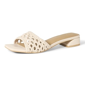 Amazon Essentials Womens Mini Heel Mule Sandals