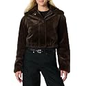 Amazon Essentials Women39s Oversized-Fit Cropped Faux Fur