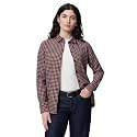 Amazon Essentials Women's Regular-Fit Long-Sleeve Lightweight Cotton Brushed Flannel Shirt