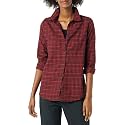 Amazon Essentials Women's Regular-Fit Long-Sleeve Lightweight Cotton Brushed Flannel Shirt