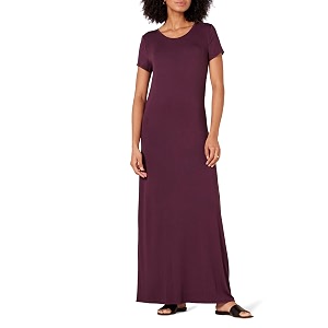 Amazon Essentials womens Short-Sleeve Maxi Dress Flowy