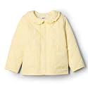 Amazon Essentials x Sofia Grainge Toddler and Baby Girls' Midweight Quilted Field Jacket with Ruffle