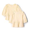 Amazon Essentials x Sofia Grainge Toddler and Baby Girls' 3/4 Sleeve Knit Top