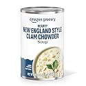 Amazon Grocery, Hearty New England Style Clam Chowder Soup, 18.8 Oz