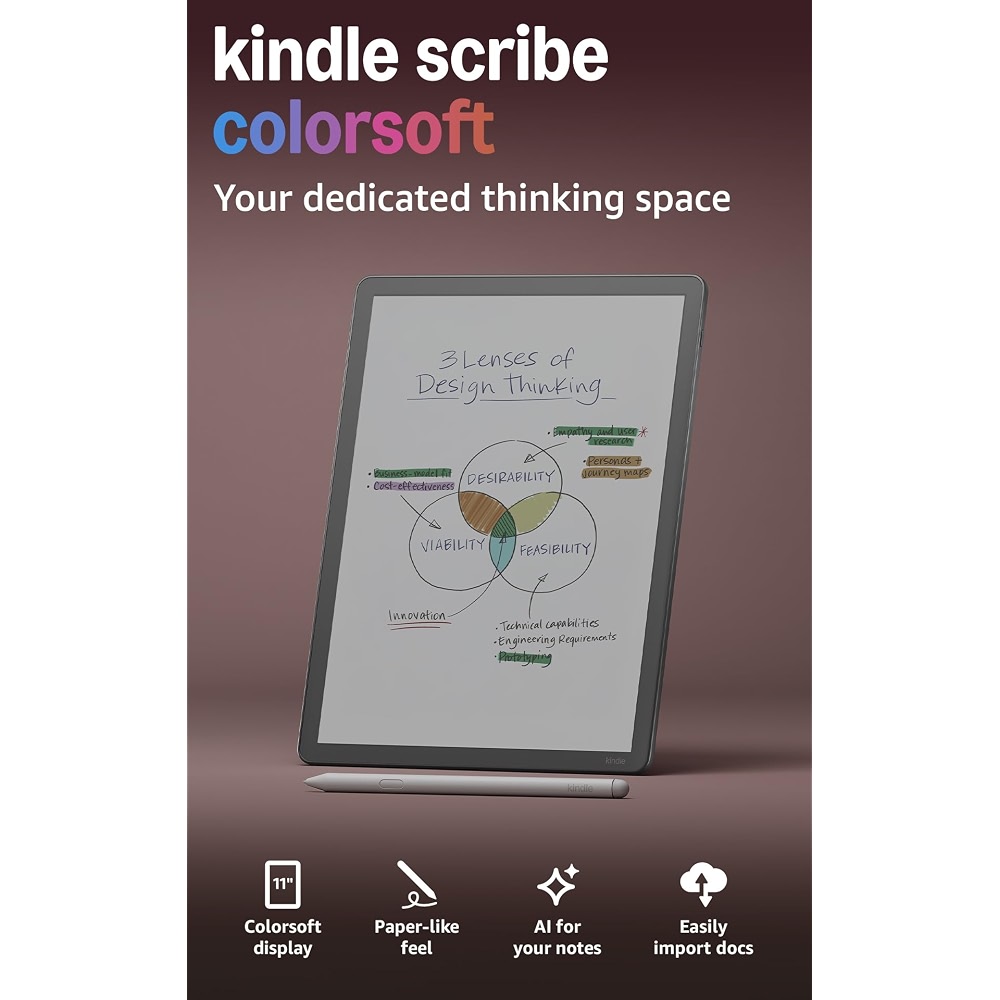 Amazon Kindle Scribe Colorsoft 32GB (newest model) - 11 inch paper