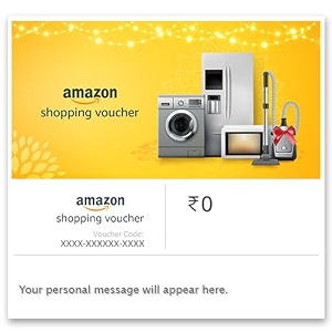 amazon shopping voucher  valid for physical products on amazonin