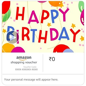 amazon shopping voucher  valid for physical products on amazonin