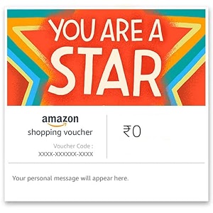 amazon shopping voucher  valid for physical products on amazonin