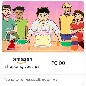 amazon shopping voucher  valid for physical products on amazonin
