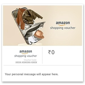 amazon shopping voucher  valid for physical products on amazonin