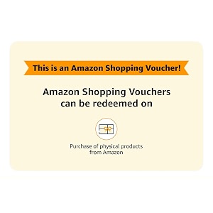 amazon shopping voucher  valid for physical products on amazonin