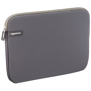 amazonbasics 116-inch laptop sleeve - internal dimensions - 11 x 04 x 85 inches - grey