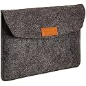 AmazonBasics 11-inch Felt Laptop Sleeve (Charcoal)