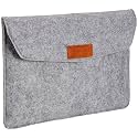 AmazonBasics 11-inch Felt Laptop Sleeve (Light Grey)