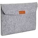 AmazonBasics 15.4-inch Felt Laptop Sleeve (Light Grey)