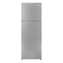 AmazonBasics 345 L 2 star Frost Free Double Door Refrigerator Appliance (Silver, Auto Defrosting)