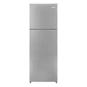 amazonbasics 345 l 2 star frost free double door refrigerator appliance silver auto defrosting