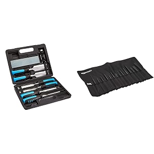 amazon basics 8-piece wood carving chisel set