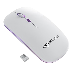 amazon basics Rechargeable Wireless Mouse with RGB