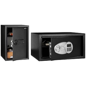 amazonbasics digital safe with electonic keypad locker for home 50l amp amazon basics security safe with programmable electronic keypad 28l