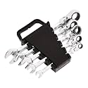 amazon basics Flexible Ratcheting Wrench Set - Metric, 5-Piece | Flex