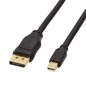 amazonbasics mini displayport to displayport cable - 10 feet