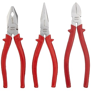 amazonbasics - pliers set of 3 200 mm