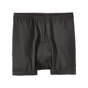 amazonbasics polyester cycling shorts with inner padding and anti-slip leg grips