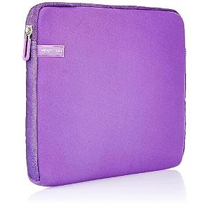 amazonbasics 133-inch laptop sleeve - internal dimensions - 121 x 07 x 93 inches - purple