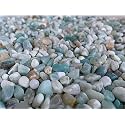 Amazonite Chips – Natural Mini Amazonite Stones, Crushed Undrilled Amazonite, Semi-Tumbled Genuine Amazonite (5 lbs Bulk)