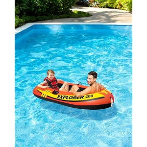explorer 200 inflatable pool boat for kids 2 person boat only