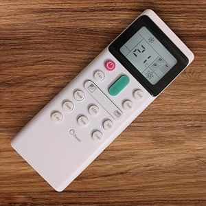 amazor air conditioner remote compatible for haier ac remote  model -haier-hsu-18tfw3c  match with your existing remote before placing the order  exactly same will only work