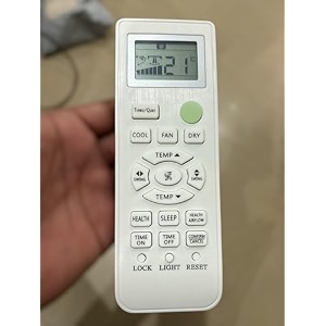 amazor air conditioner remote compatible for haier ac remote  model - hsu-18tfw3c  match with your existing remote before placing the order  exactly same will only work