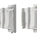 AMAZOR Washer Lint Filter | Plastic Lint Filter Compatible for Samsung Semi Automatic Washing Machine | Dust lint Bag (White LINT Filter (Pack of 2))